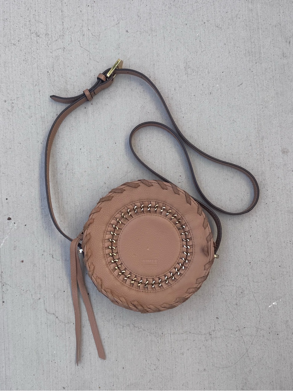 Aimee Kestenberg Brown Leather Crossbody Bag